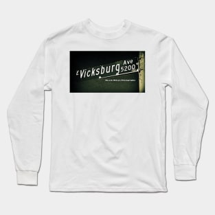 Vicksburg Avenue, Las Vegas, Nevada by Mistah Wilson Long Sleeve T-Shirt